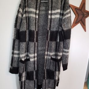 Plaid cardigan
